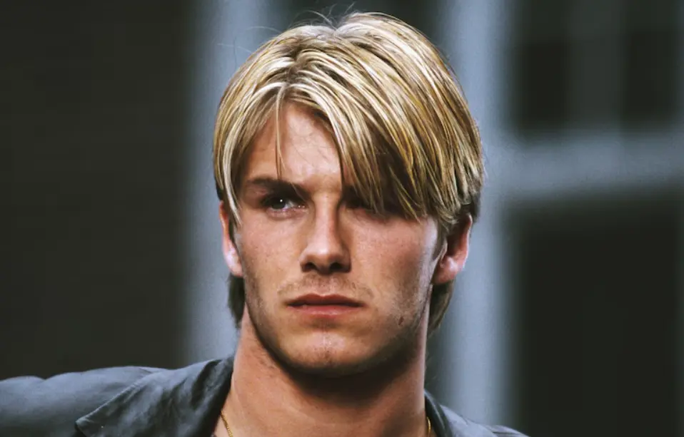 david beckham 2000s hair