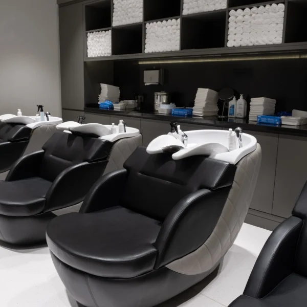 Hair Wash and Preparation Area at Smile Hair Clinic
