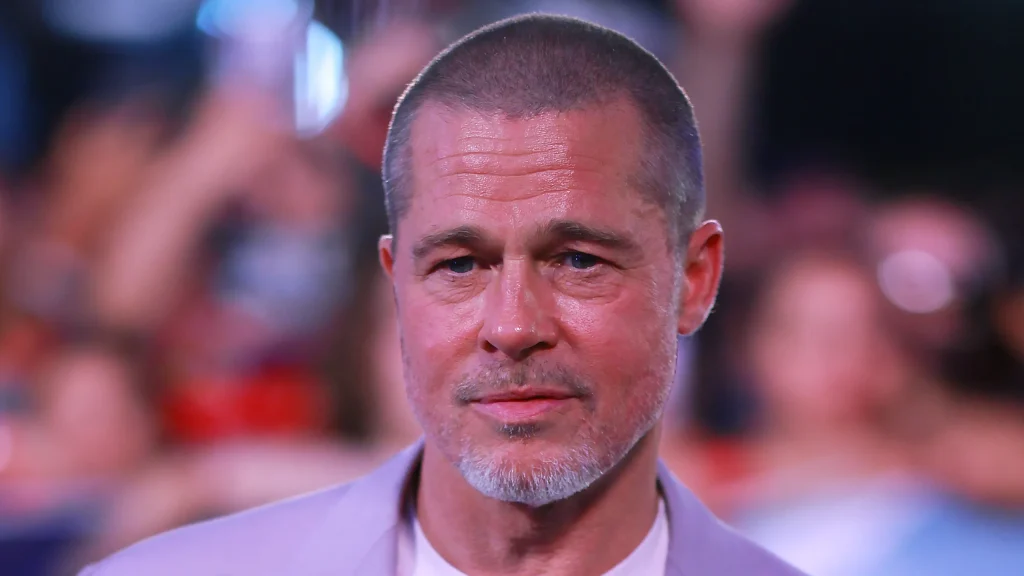 brad pitt hair transplant