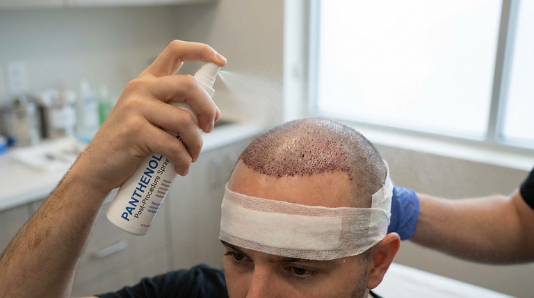 Panthenol Spray After Hair Transplant When to Start, How to Use & Timeline