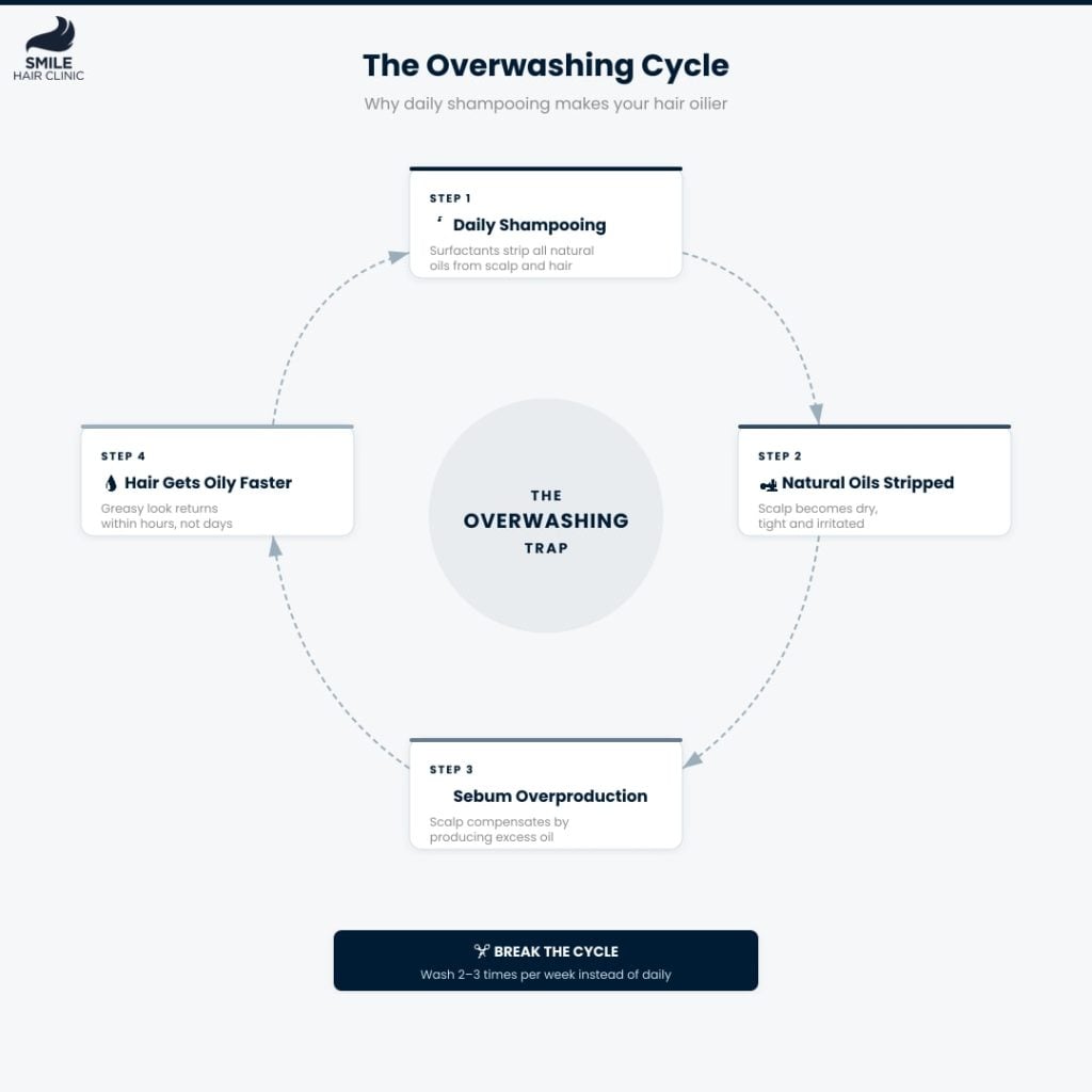 Are You Supposed to Wash Your Hair Every Day? No, Here’s Why 1 Are You Supposed to Wash Your Hair Every Day? No, Here’s Why
