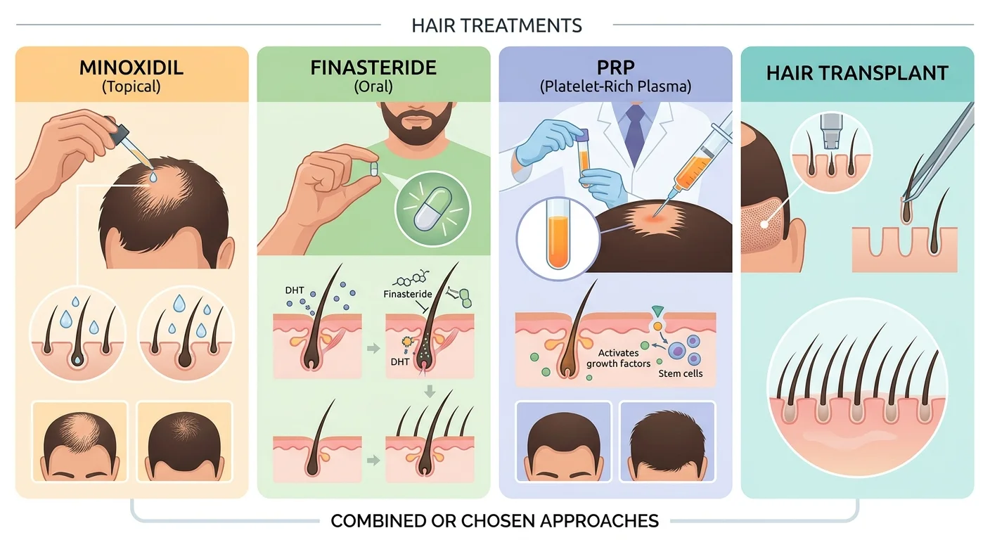 What Is Minoxidil? A Complete Guide 11 Minoxidil vs Other Hair Loss Treatments