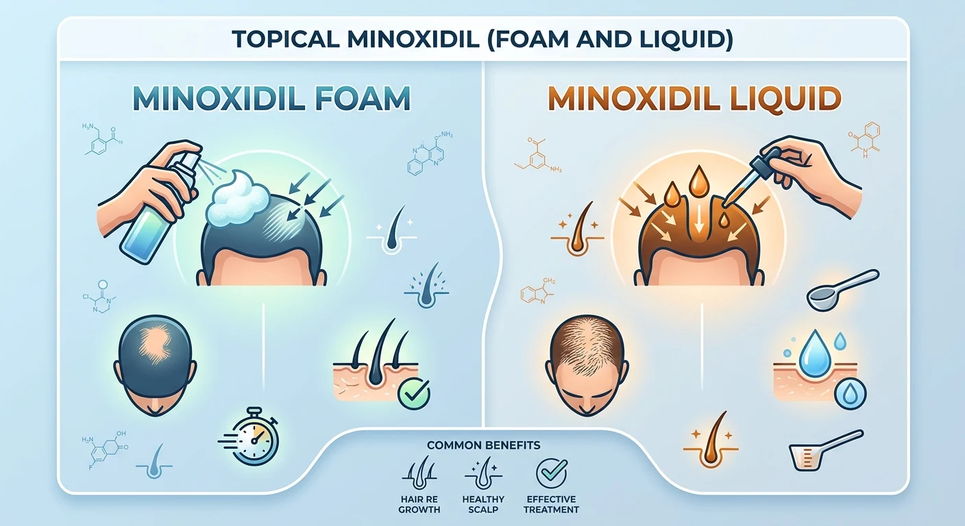 What Is Minoxidil? A Complete Guide 7 Topical Minoxidil (Foam and Liquid)