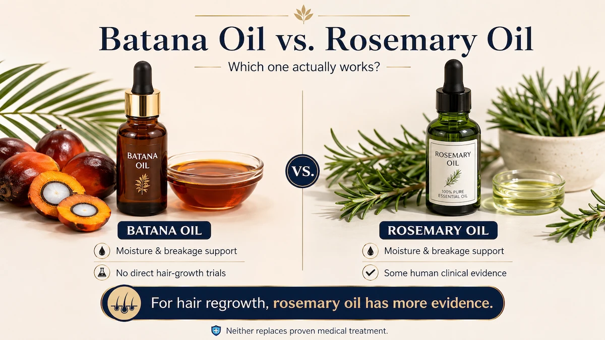 Batana Oil Benefits: Does It Really Work for Hair Growth? 2 Batana oil vs. rosemary oil, which one actually works