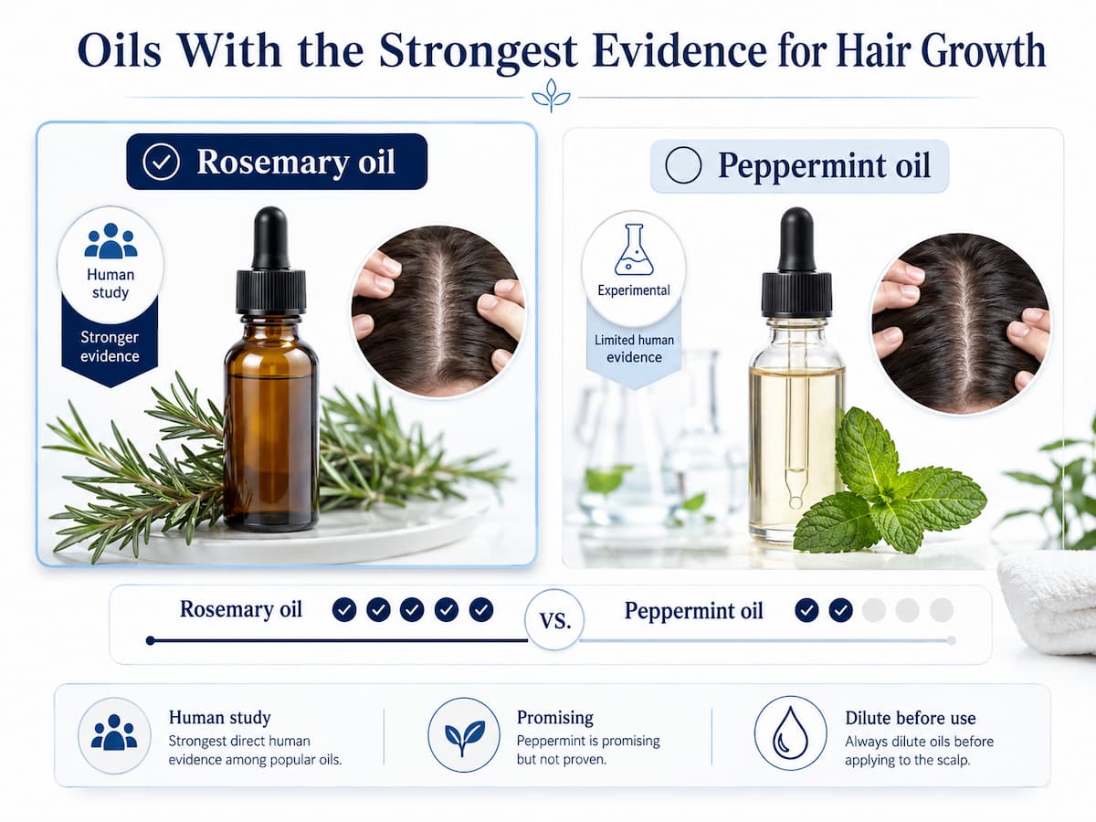 The Best Oils for Hair, Ranked by What They Actually Do 1 Oils with the strongest evidence for hair growth