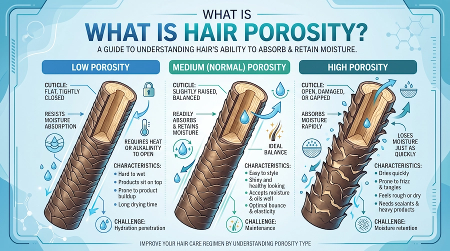 What is hair porosity