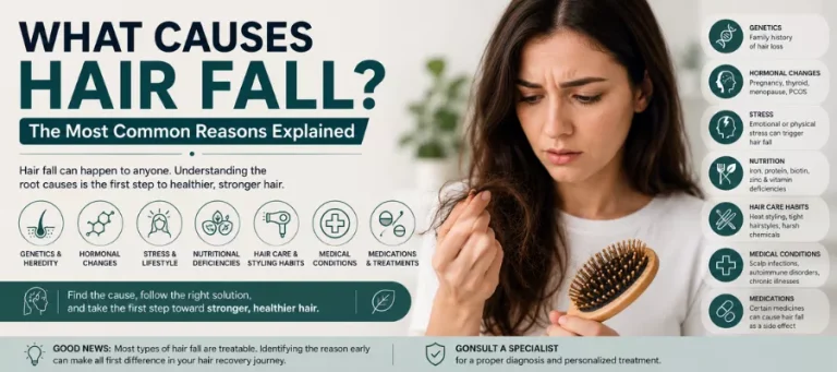 What Causes Hair Fall? The Most Common Reasons Explained
